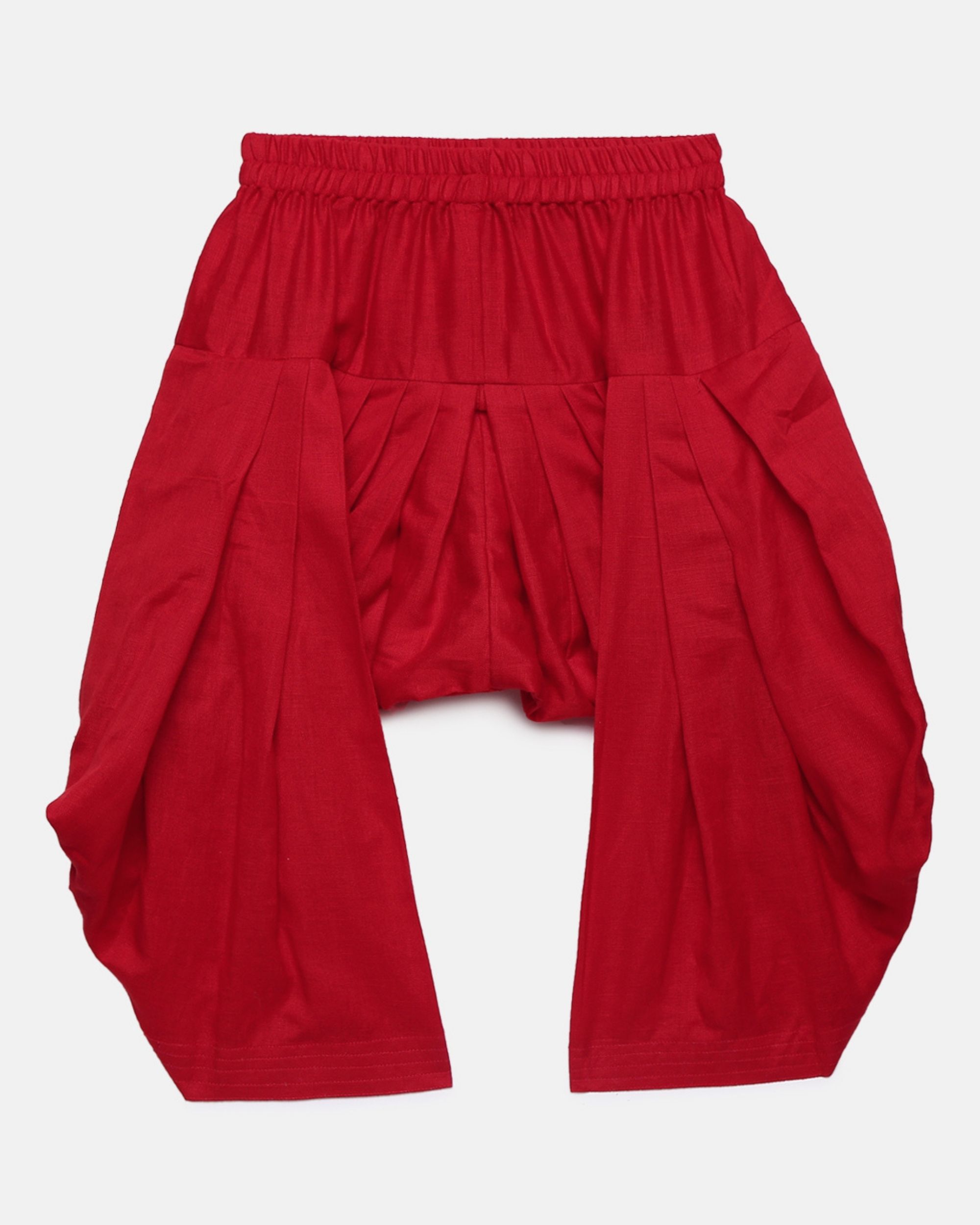 Buy Red Patiala Pants 100% Cotton Shop Online RagaFab
