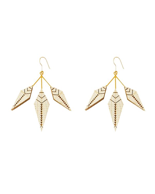Trapezoid fish hook earrings 1