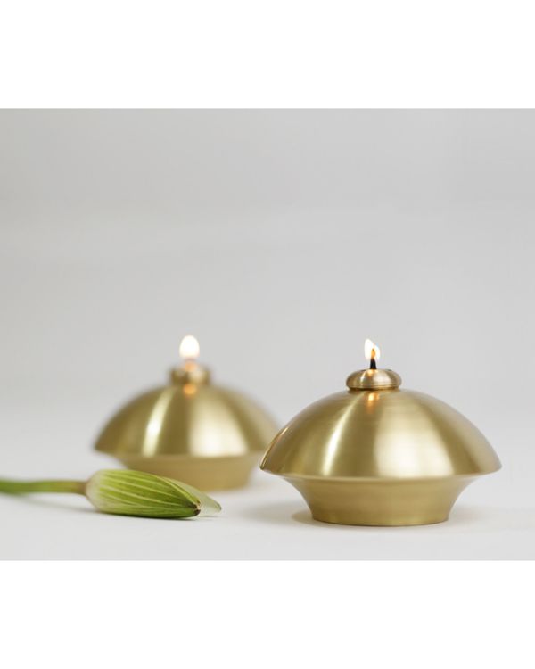 Sanchi brass oil lamp 2