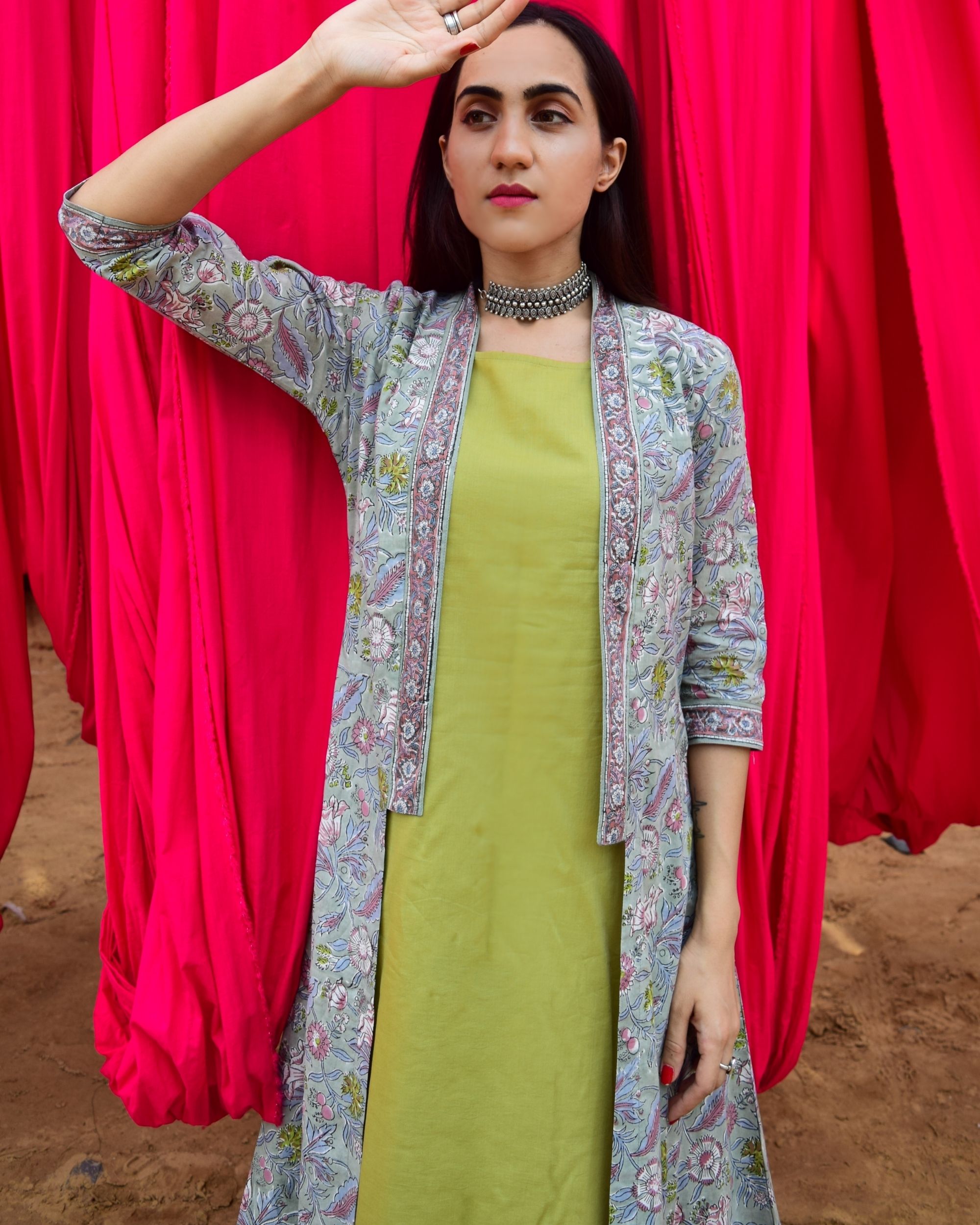 mulmul kurta set