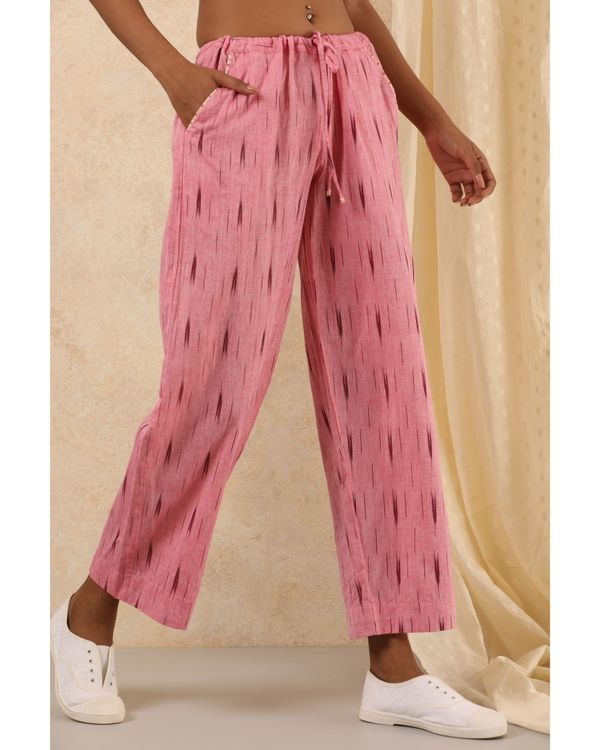 Pink ikat pants 2