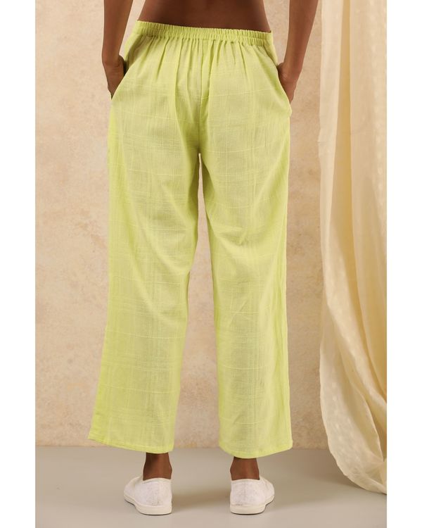 Green cotton pants 3