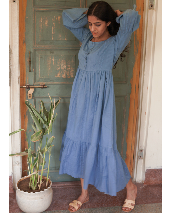 Dusty blue tiered dress - Set Of Two 1