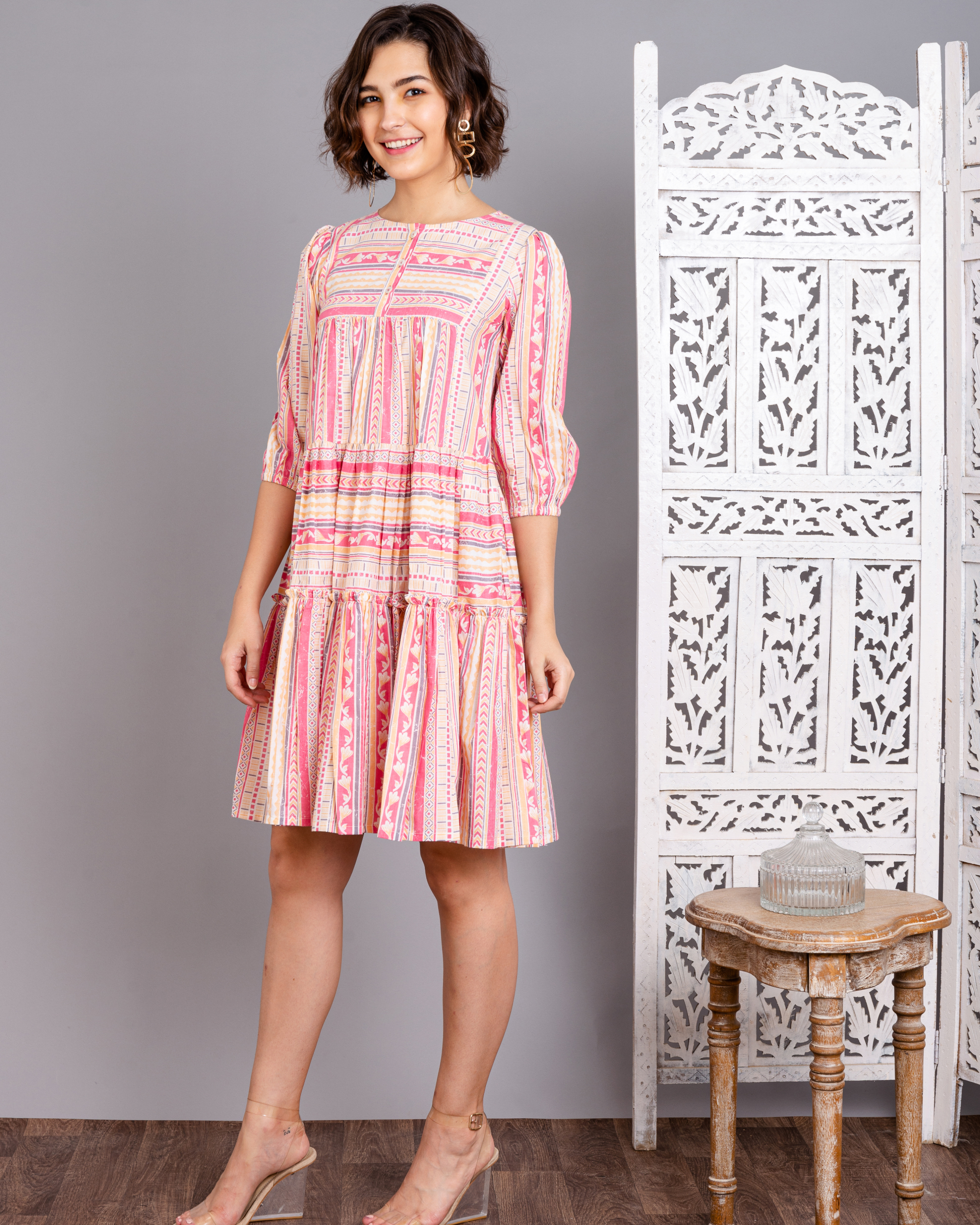 JILTU petit ribbon dress pattern♡美品 JILTU petit ribbon dress pattern