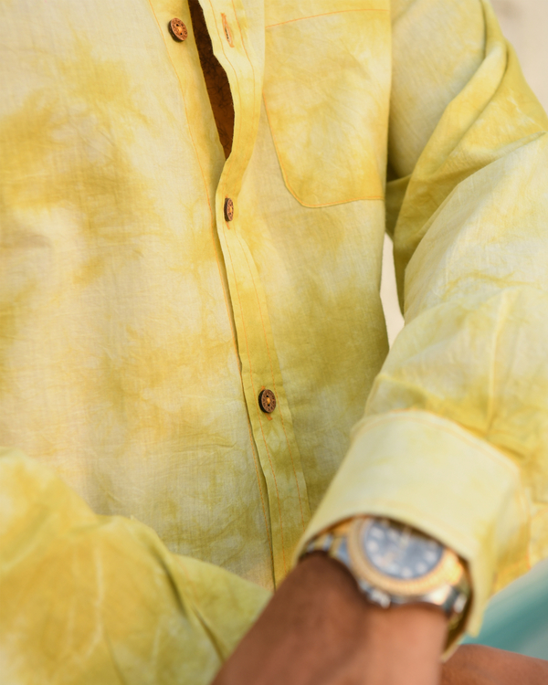 Yellow ombre shirt 2