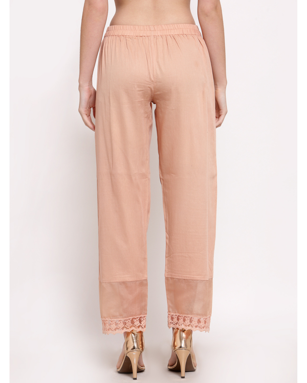 Light brown modal satin palazzo 1