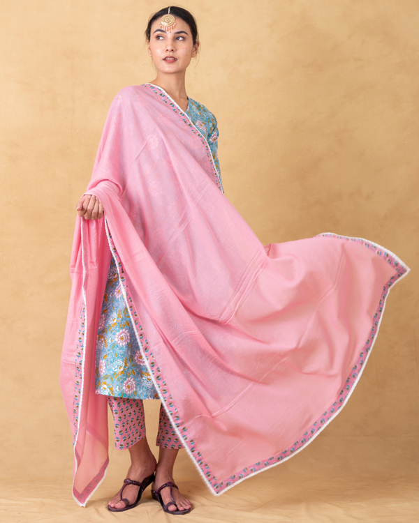 Blue and pink suit set - set of three 3
