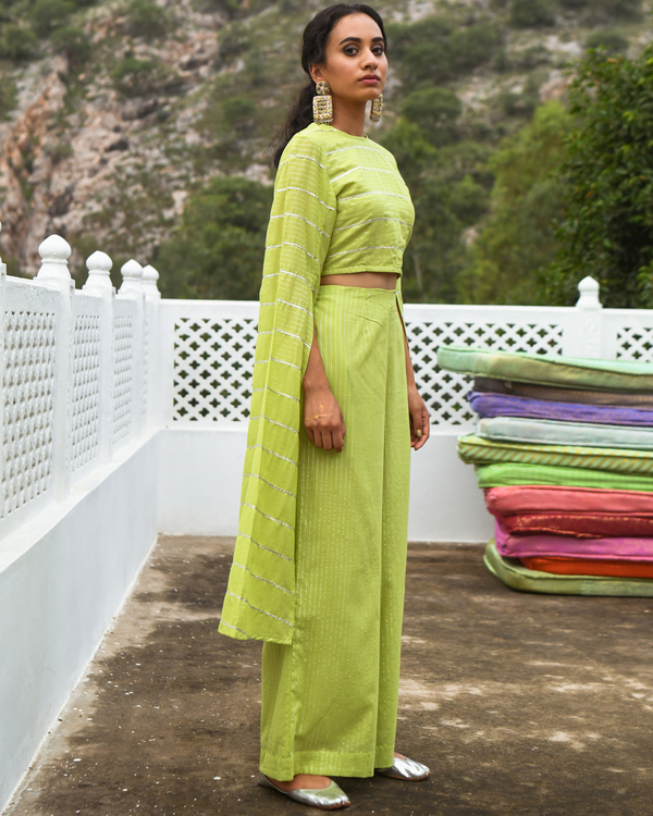 Grassy green co-ord set - set of two 2