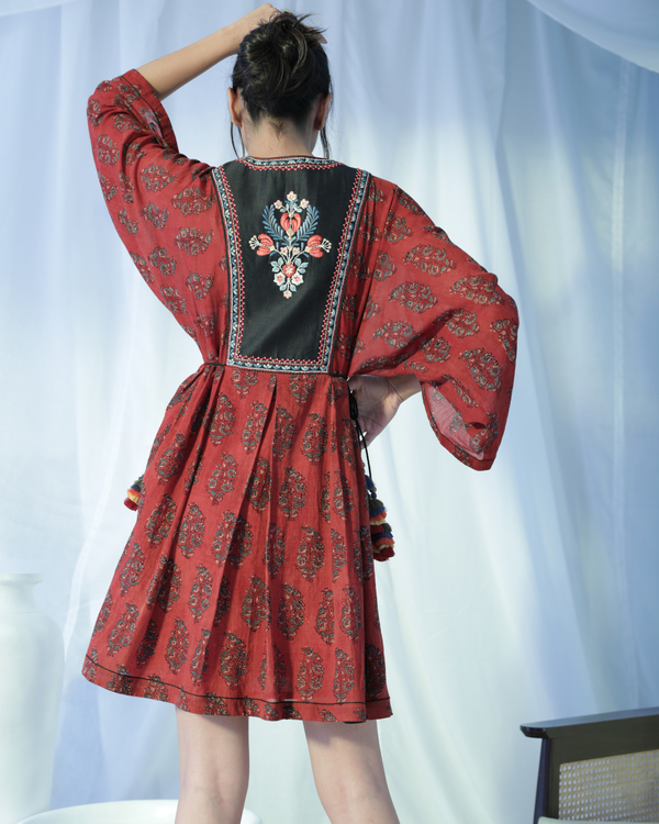 Red mulmul mini dress 1