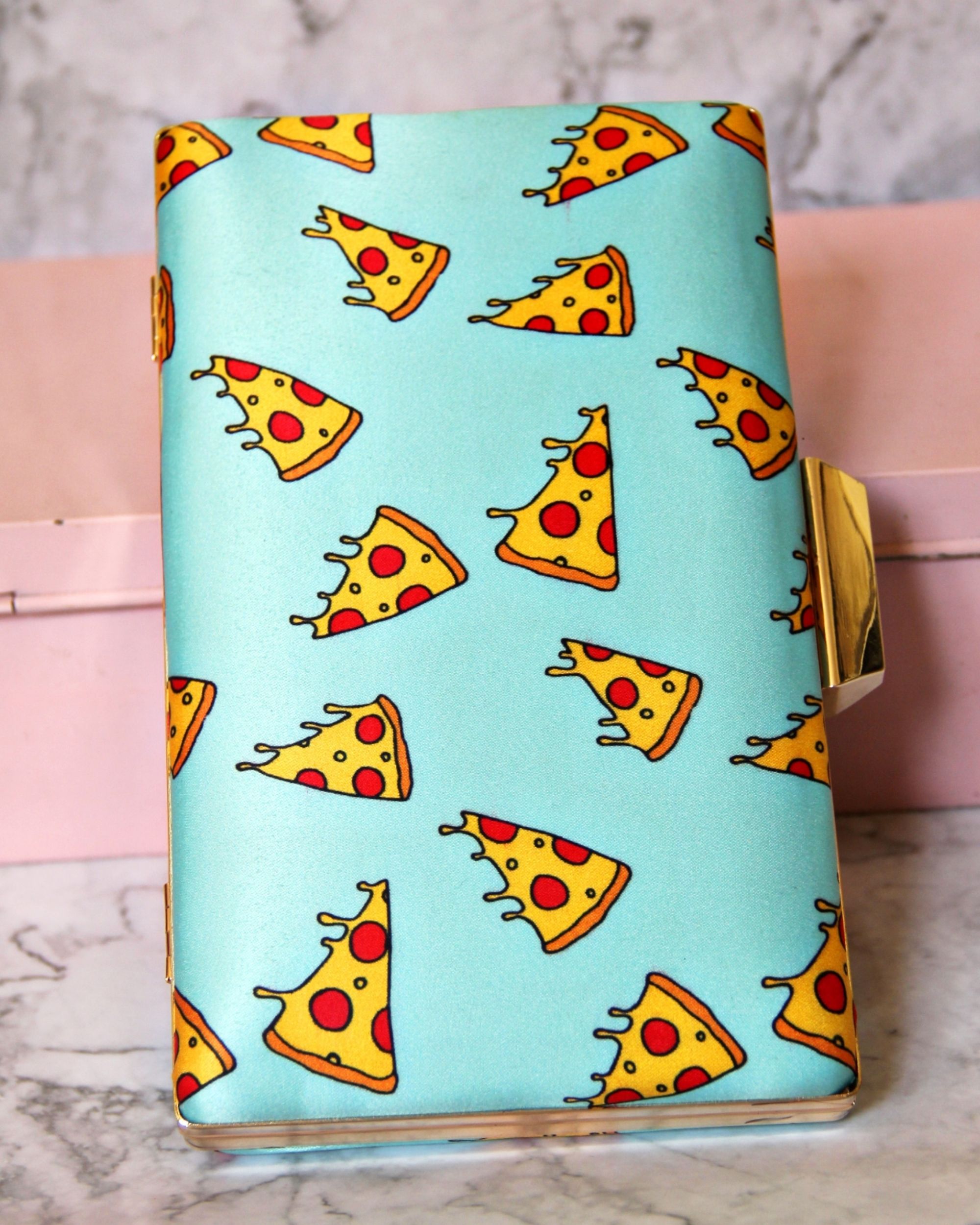 NWT Betsey Johnson KITSCH on sale Slice Slice Baby PIZZA ZIP Wristlet Bag Purse Clutch