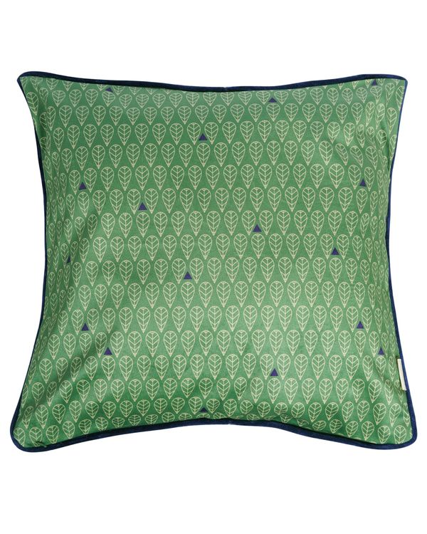 Midnight safari leaf cushion cover 2