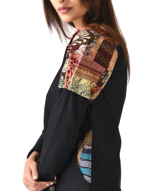 Kantha patch jacket with pants - Set of Two 1