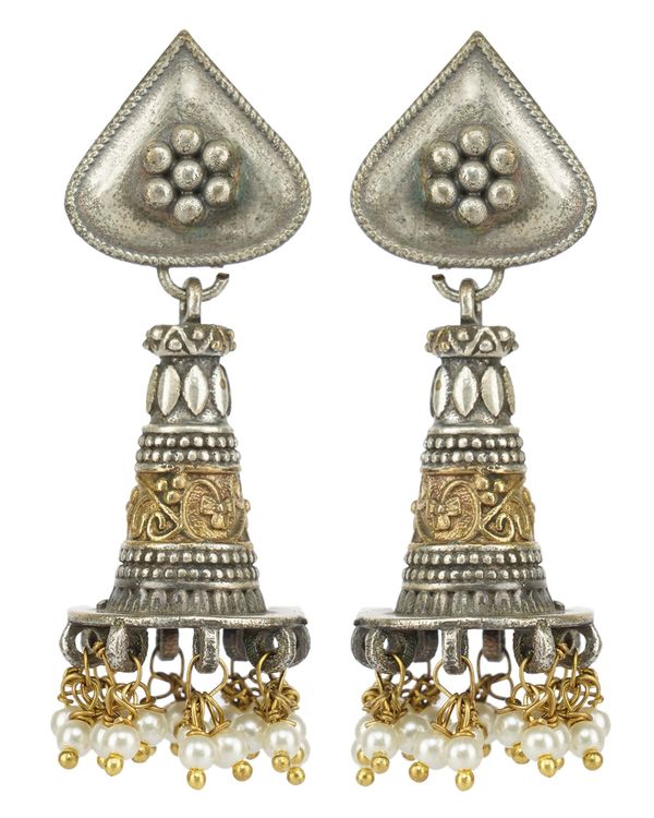 Antique temple shaped earrings 1