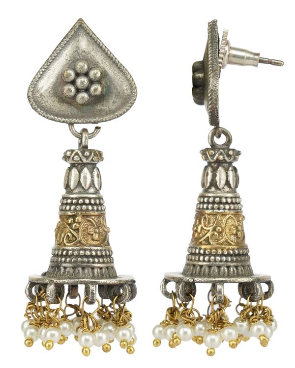 Antique temple shaped earrings 2