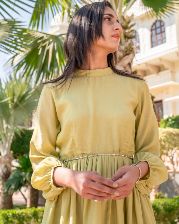 Green meadow dress 1