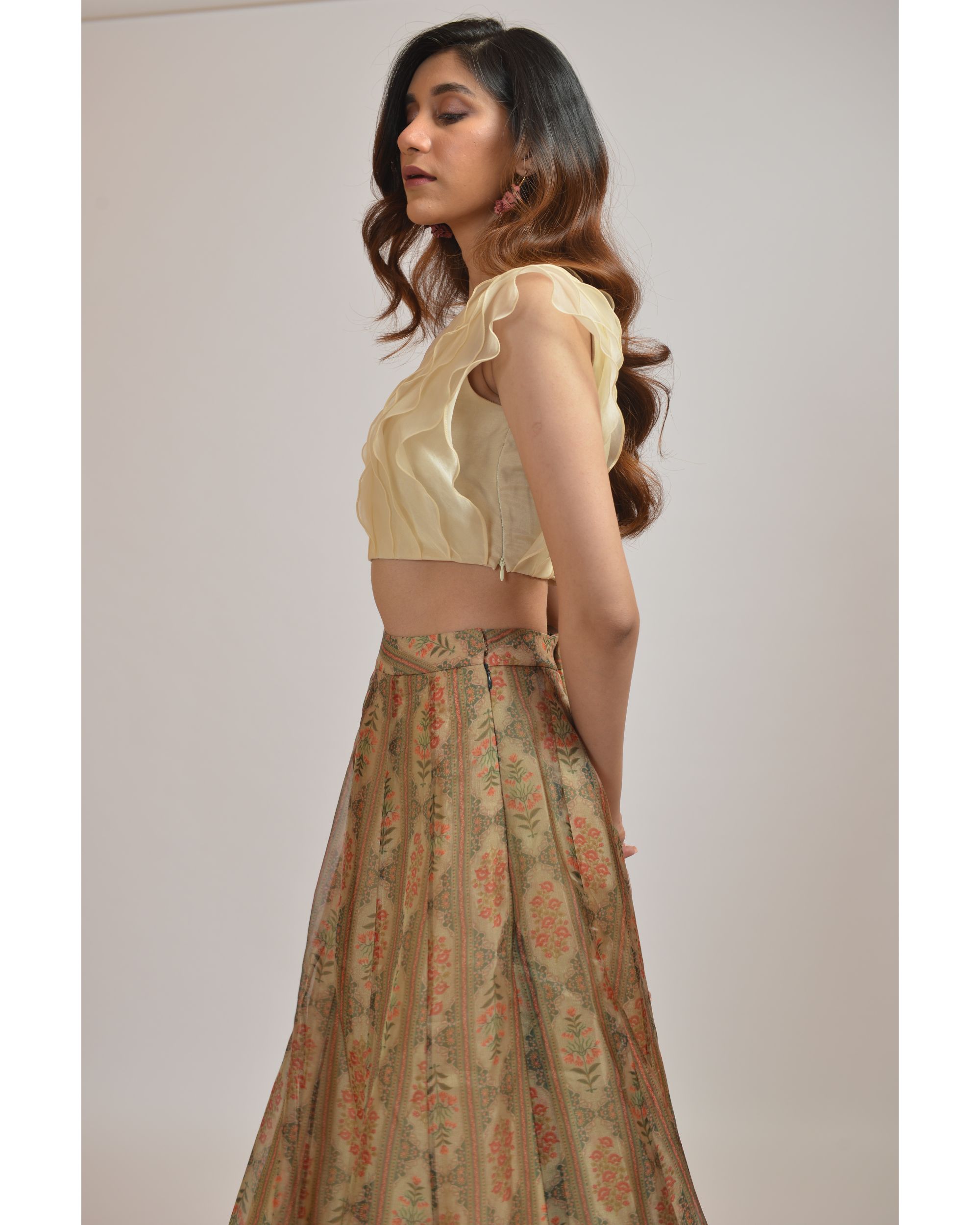 Buy Cream Skirts for Women by Oxxo Online  Ajiocom