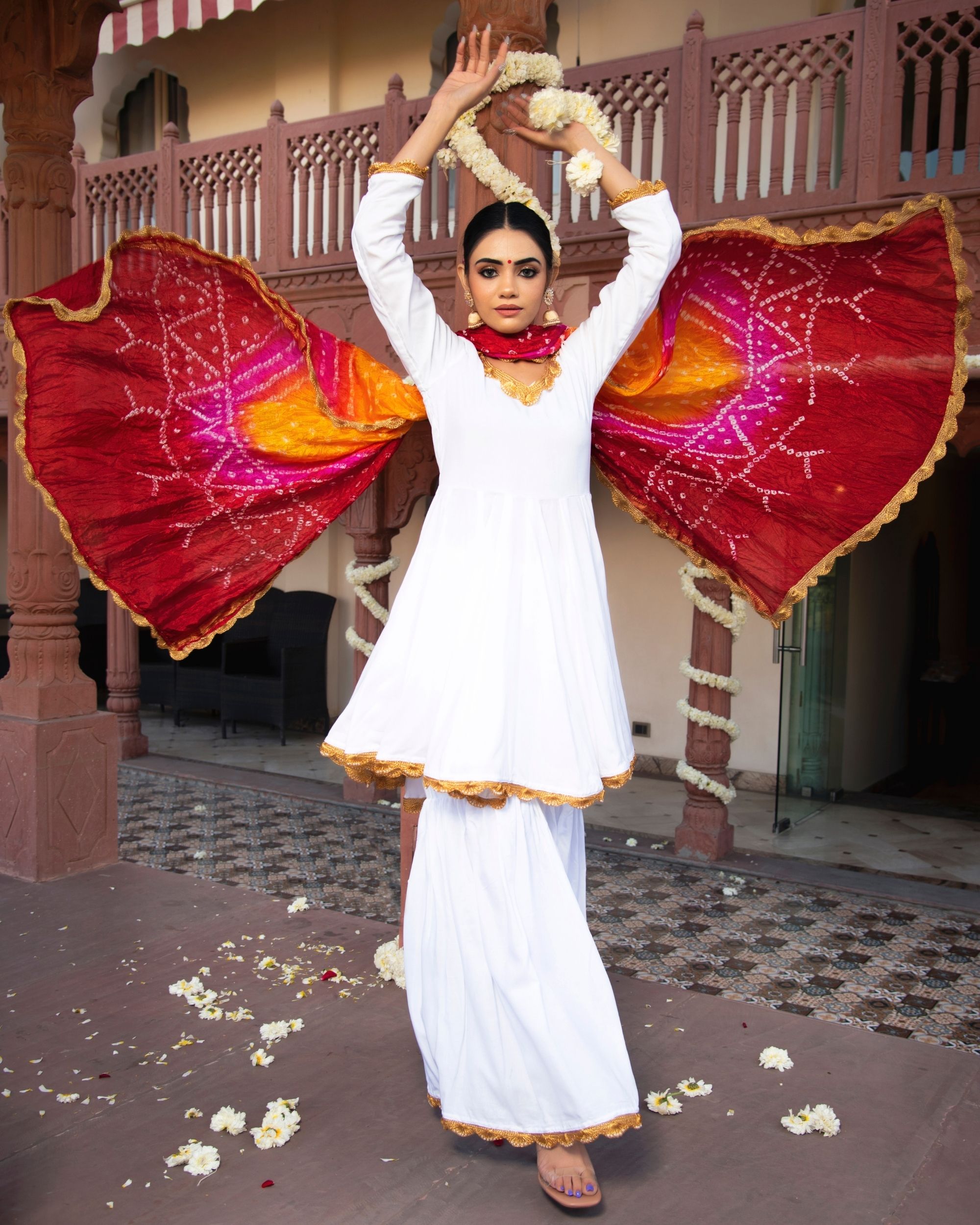 Kalpita Kachroo - I am so much more than the flesh and bone that case the  beautiful tragedies of my heart and mind! #kathak #indian #costume  #indiancostume #princessfeels #white #whitedress #golden #women |