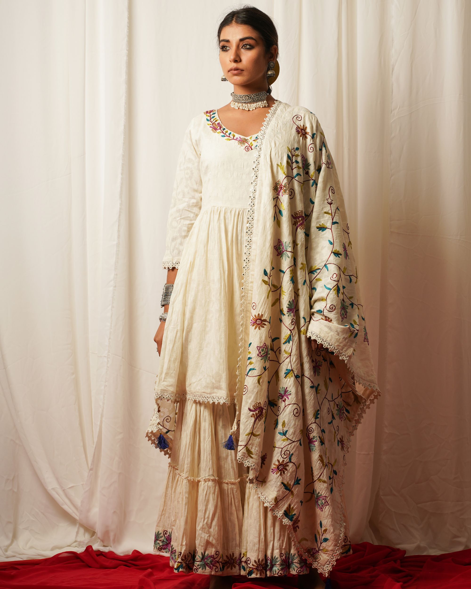 MATMA FASHION Women's Sharara suit Set With Dupatta : Amazon.in: Fashion