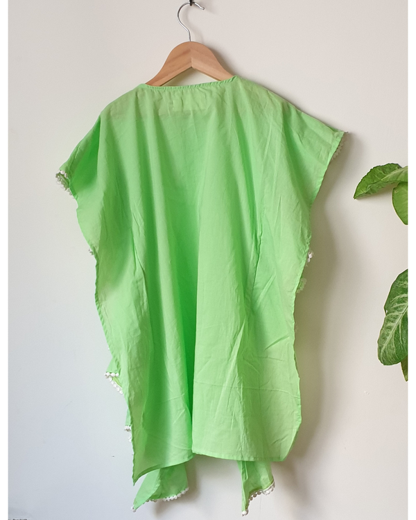 Pista green ruffled dress 1