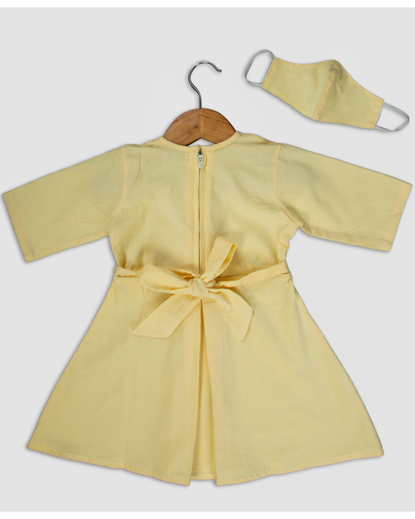 Yellow corduroy dress 2