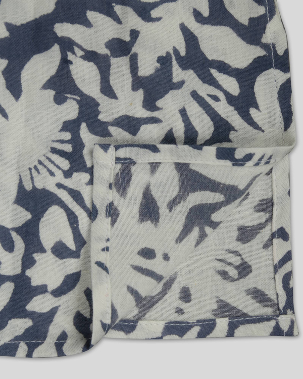 Grey printed kurta pyjama set - set of two 1