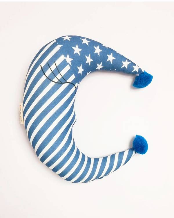 Blue moon plush cushion 1