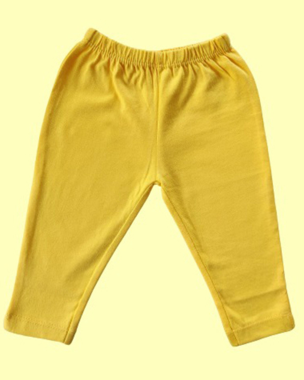 Yellow hearts cotton top and legging set - set of two 1