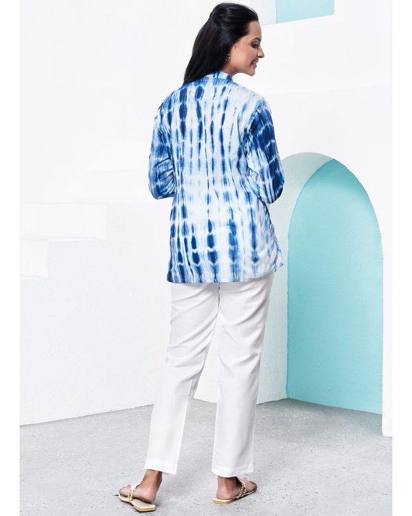 Blue tie-dye co-ord set - set of two 1