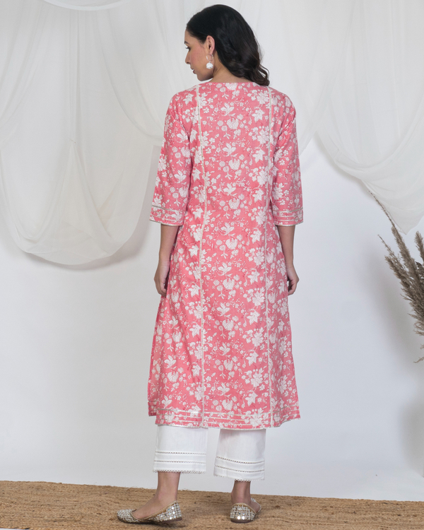 Pink summer kurta 1