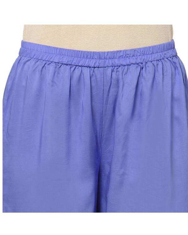 Blue lace detailed palazzo 2