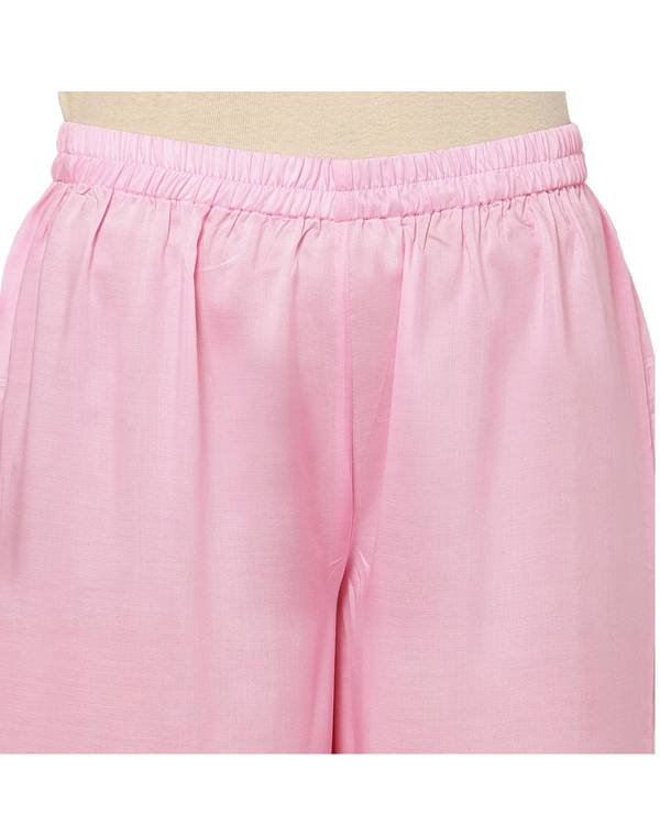 Pink embroidered palazzo 2