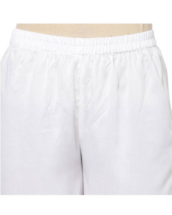 White embroidered palazzo 2
