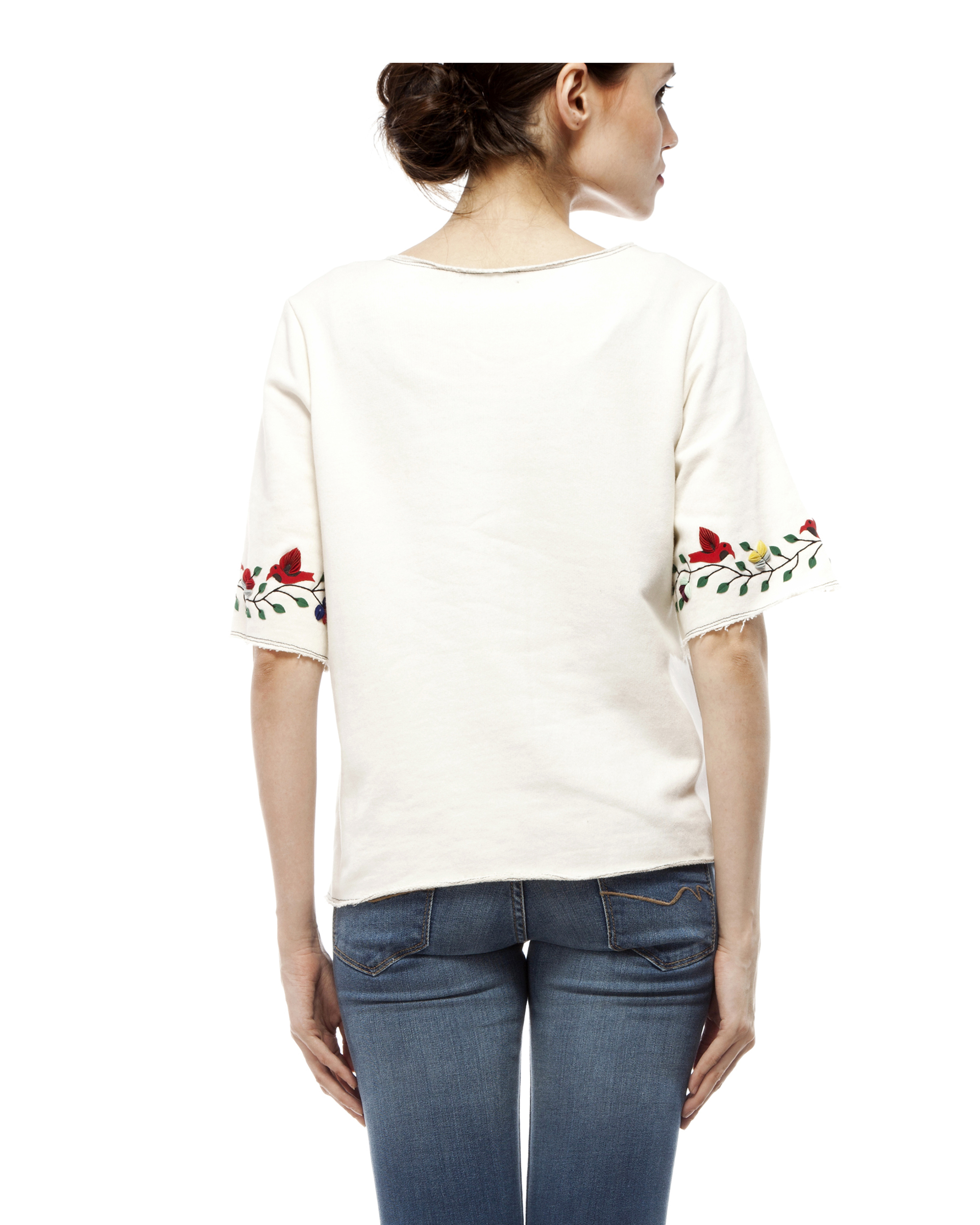 White applique top by Rimzim Dadu The Secret Label