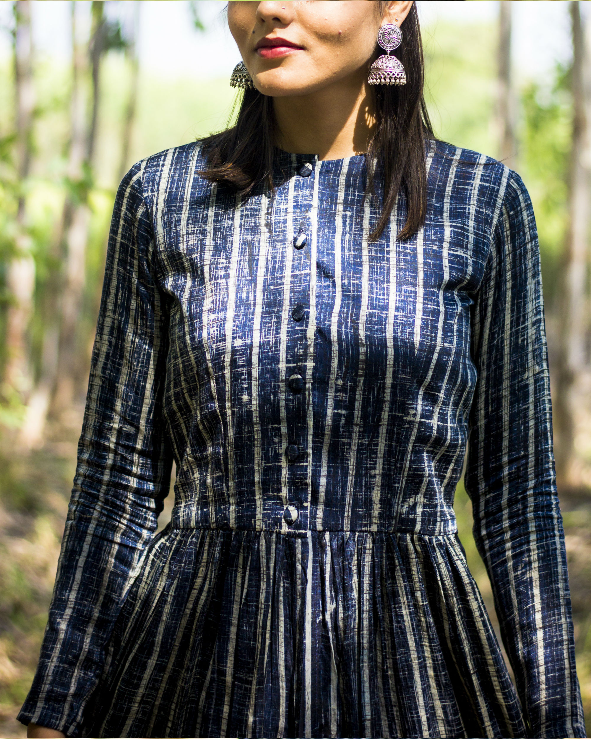 slit kurti neck design