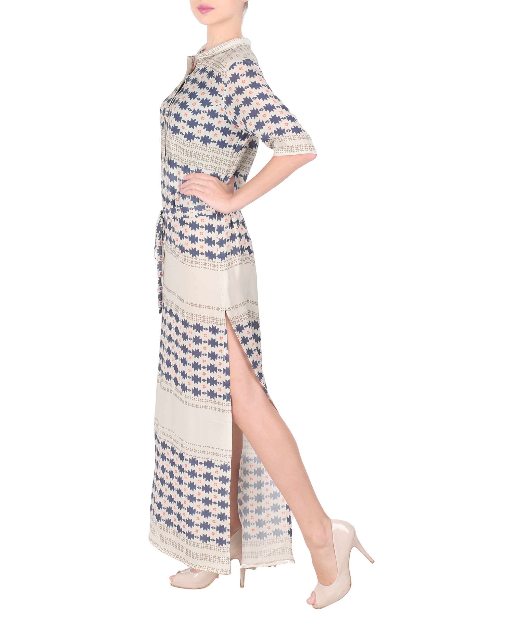 Long ankle length double tunic by Sougat Paul The Secret Label