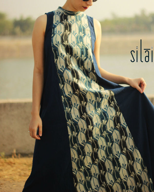 Patchwork Indigo Maxi By Silai The Secret Label 