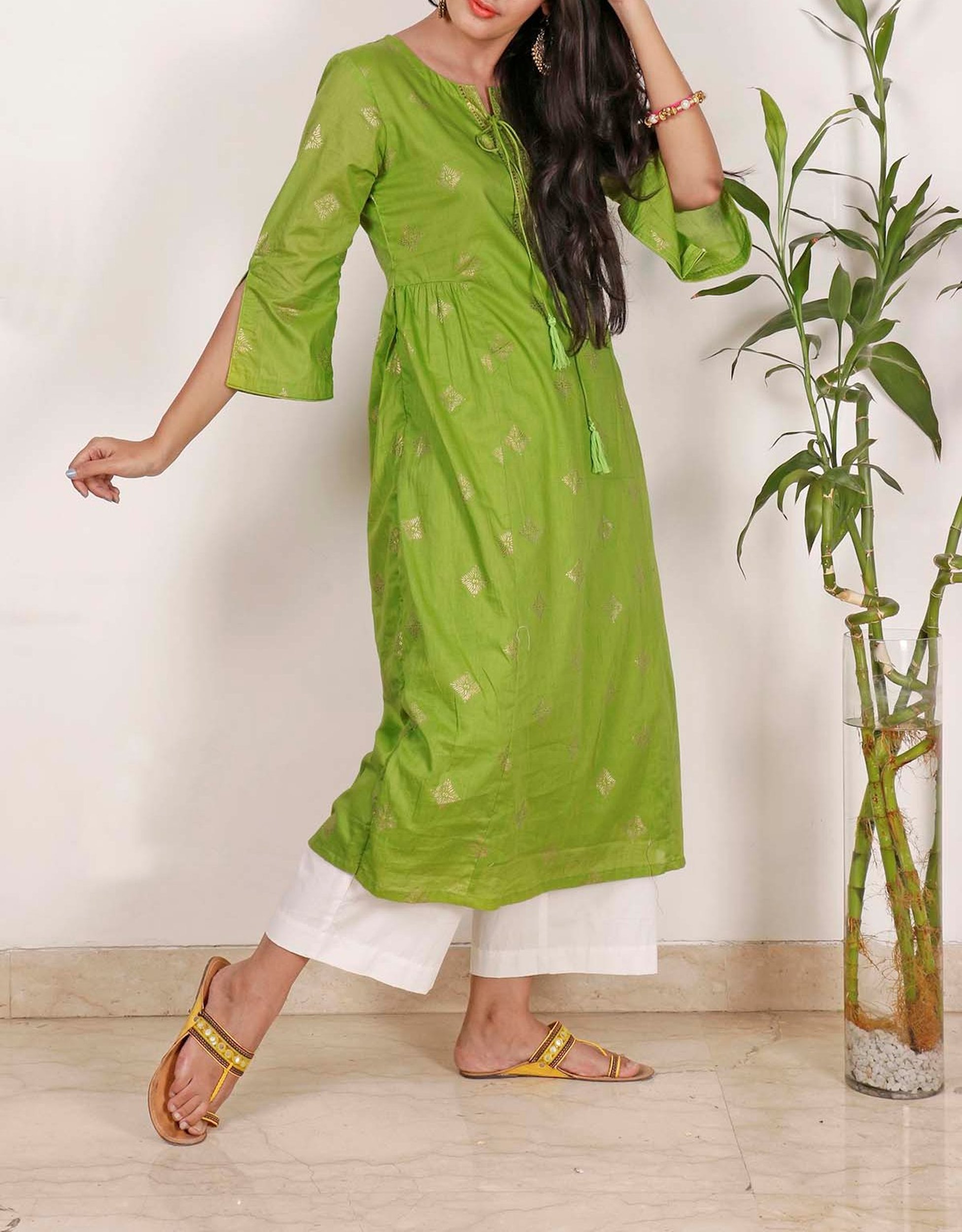 mulmul kurta set