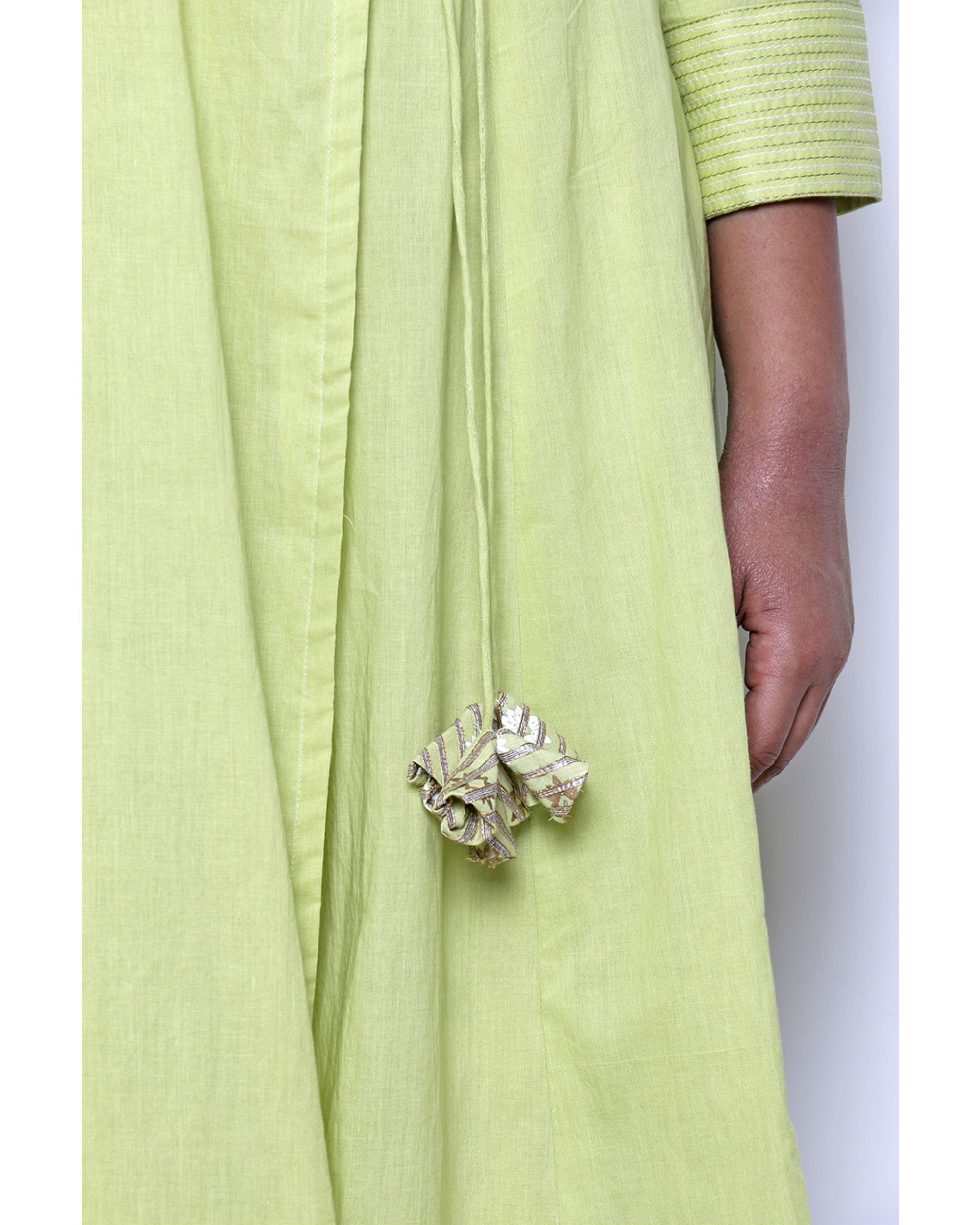 pista green top matching pant