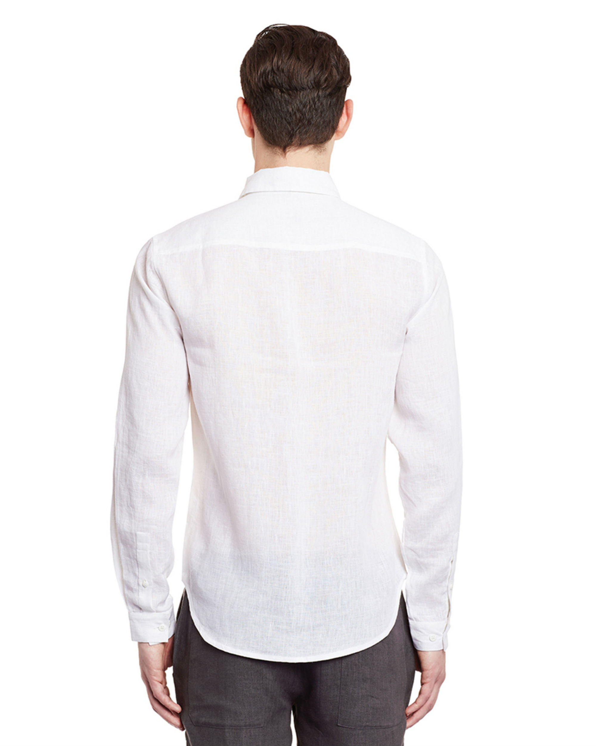 white linen button down shirt mens