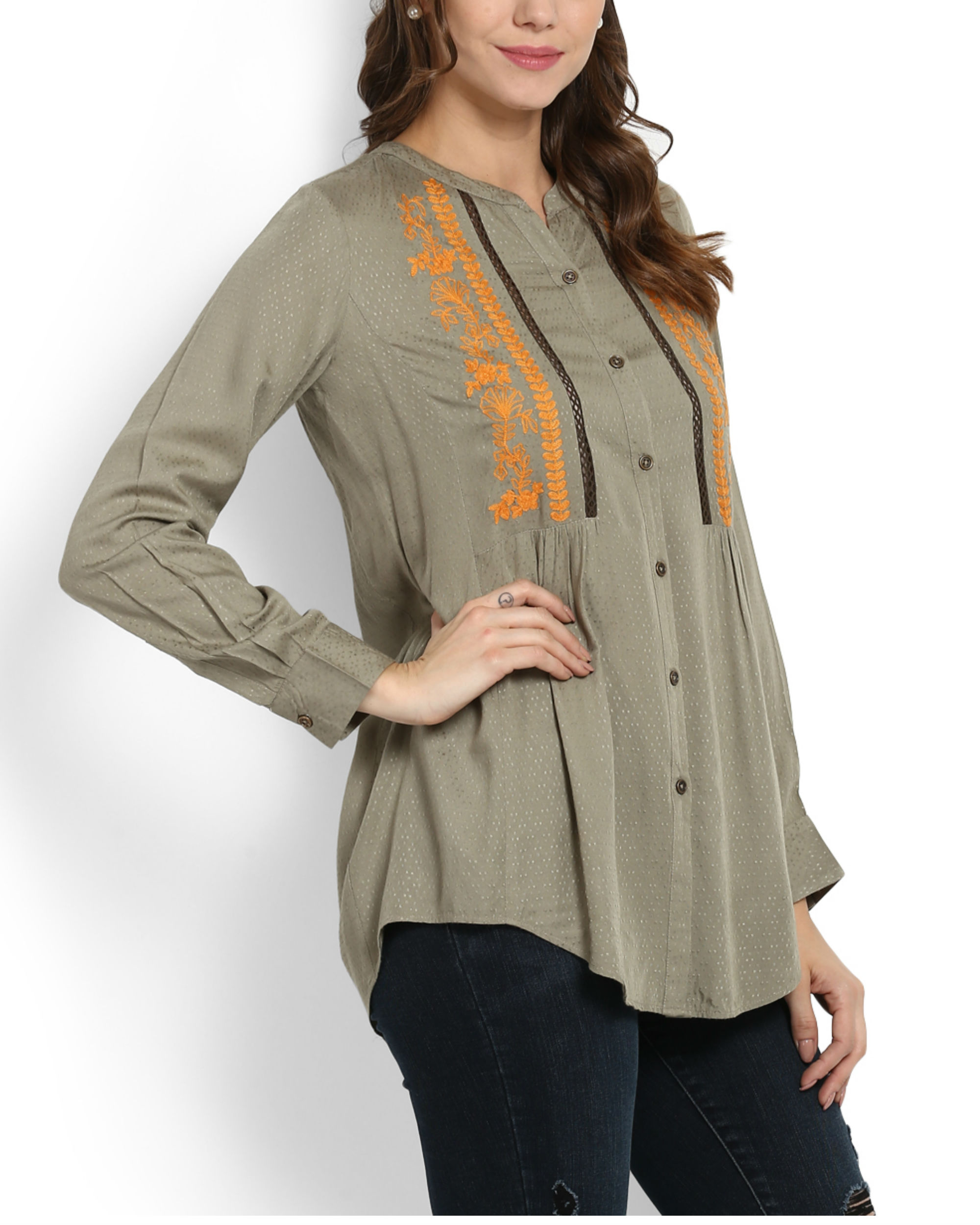 khaki top womens