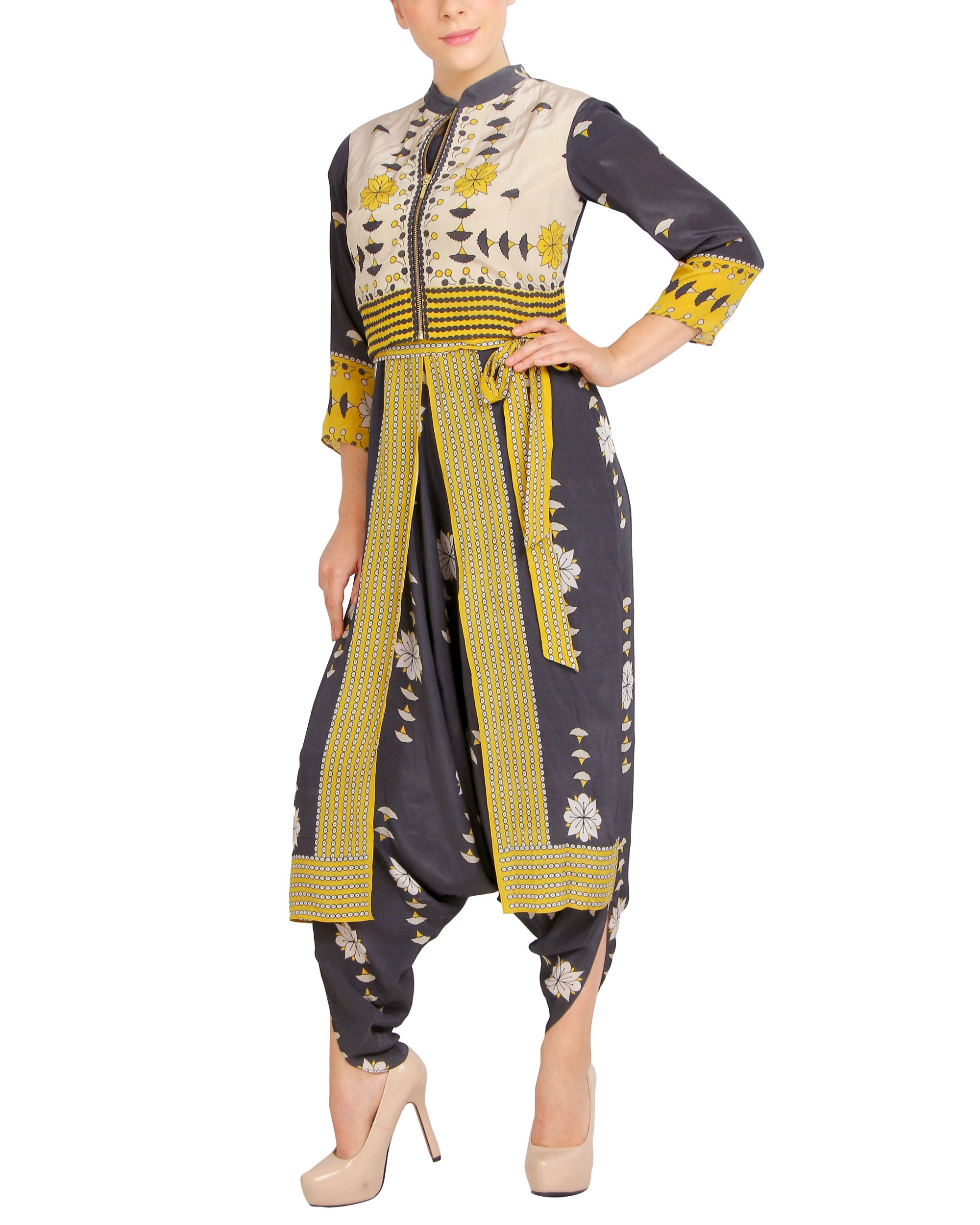 jumpsuit and jacket