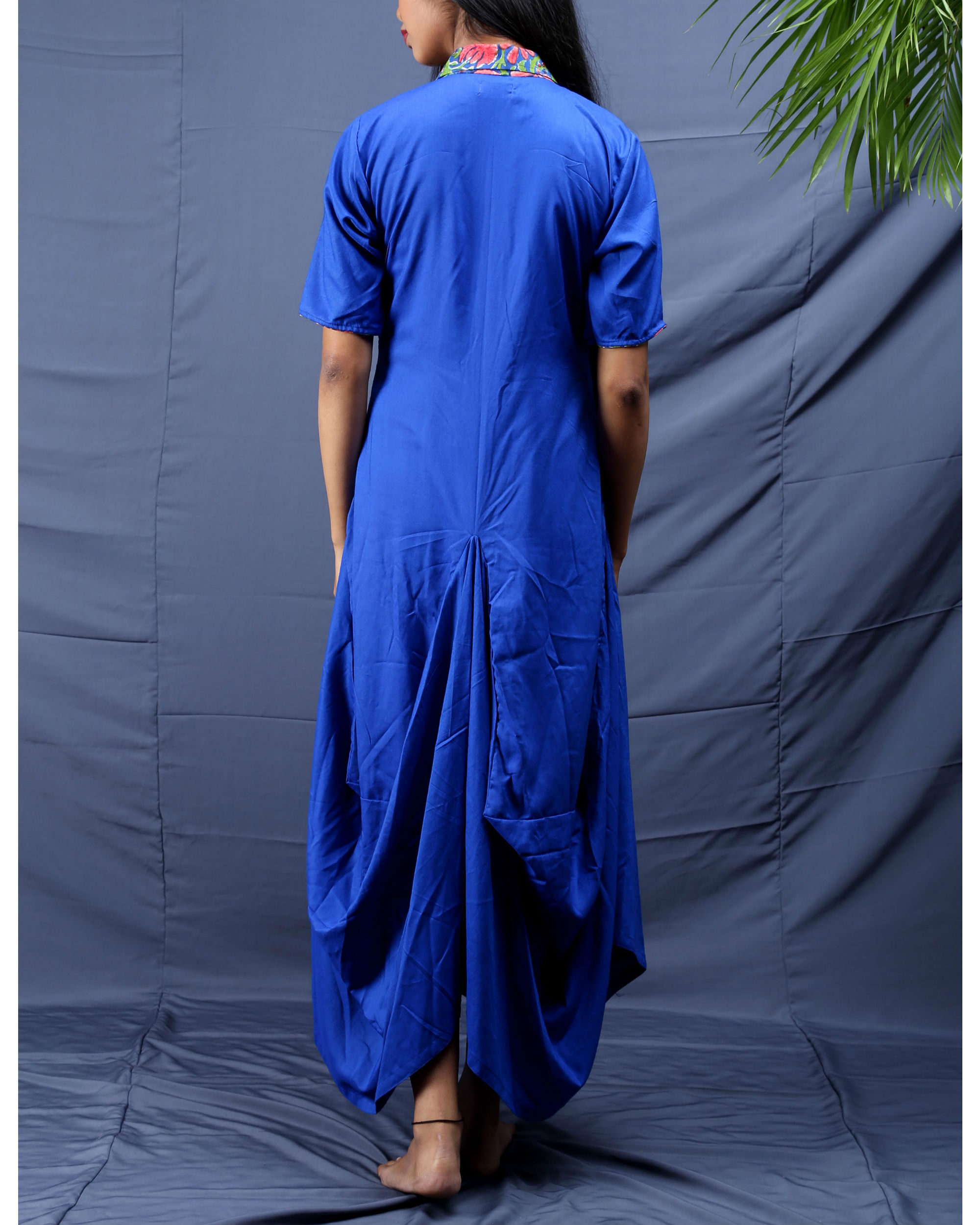 Blue Jhabla Dress By Jaipuri Jazz The Secret Label 