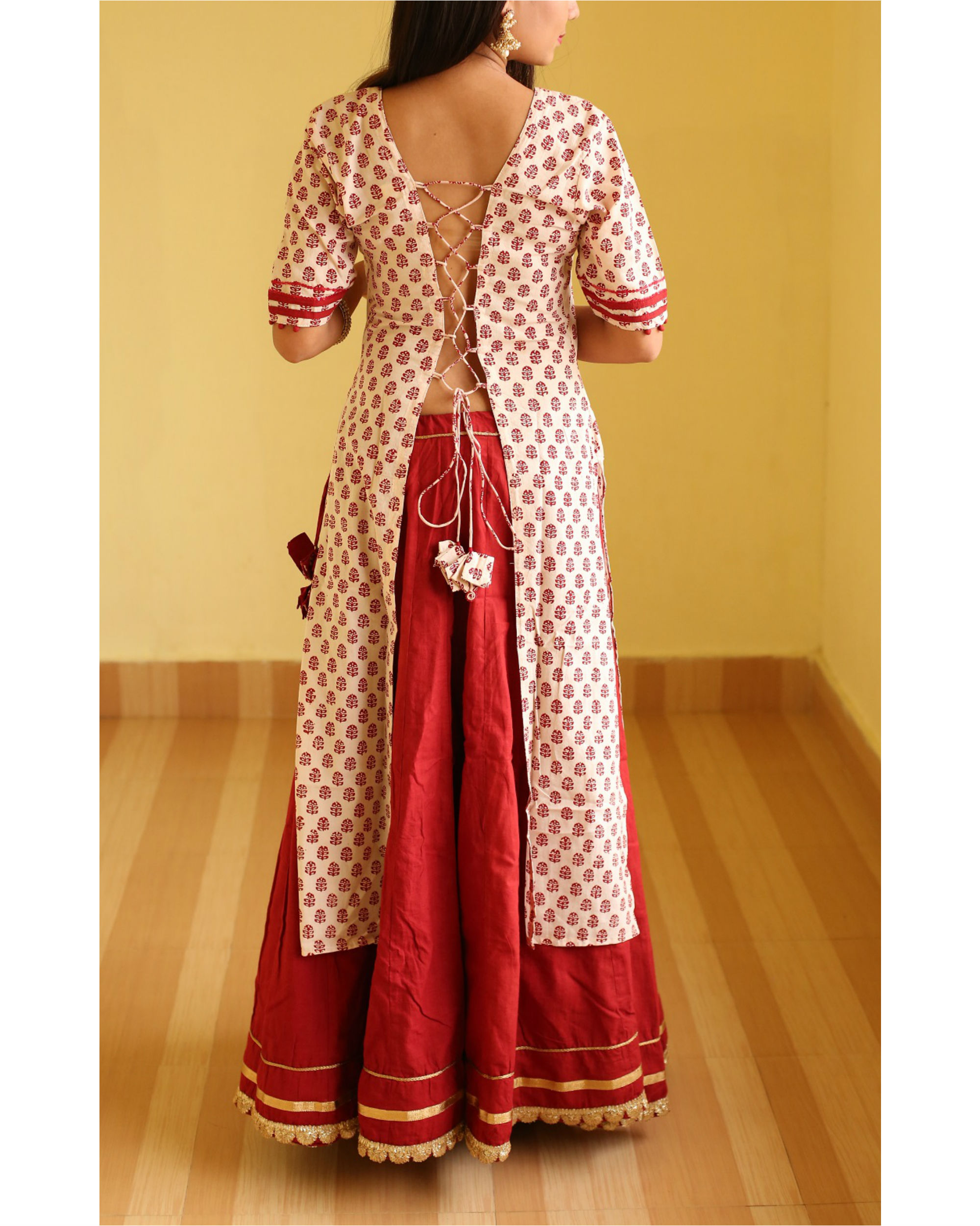 criss cross kurti