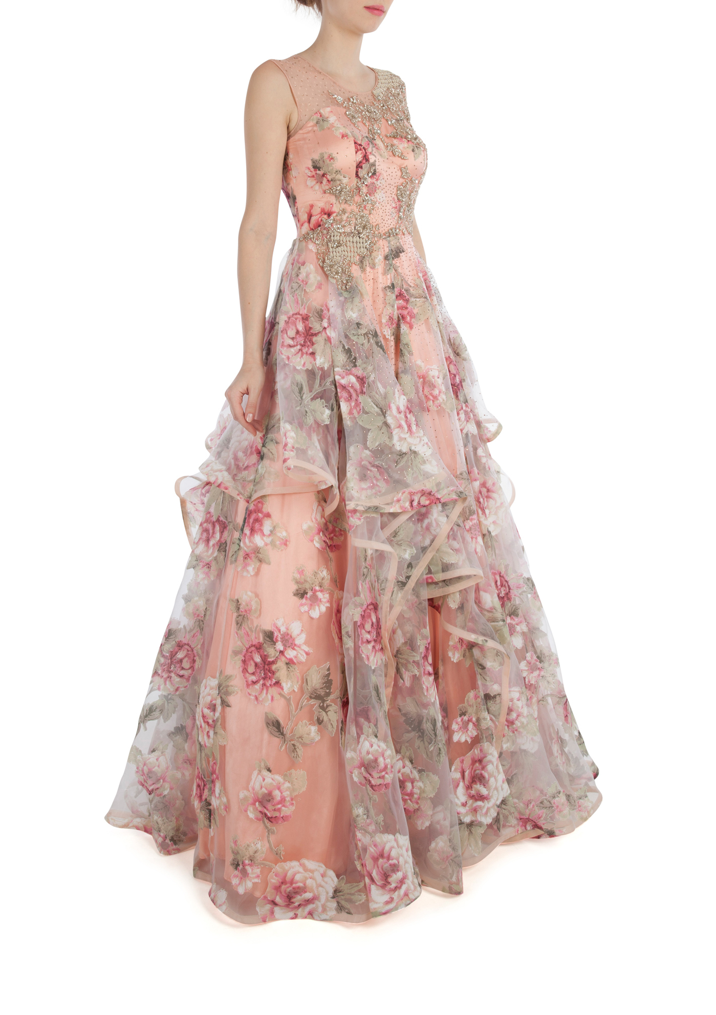 Floral bouquet arlette gown by Dolly J | The Secret Label