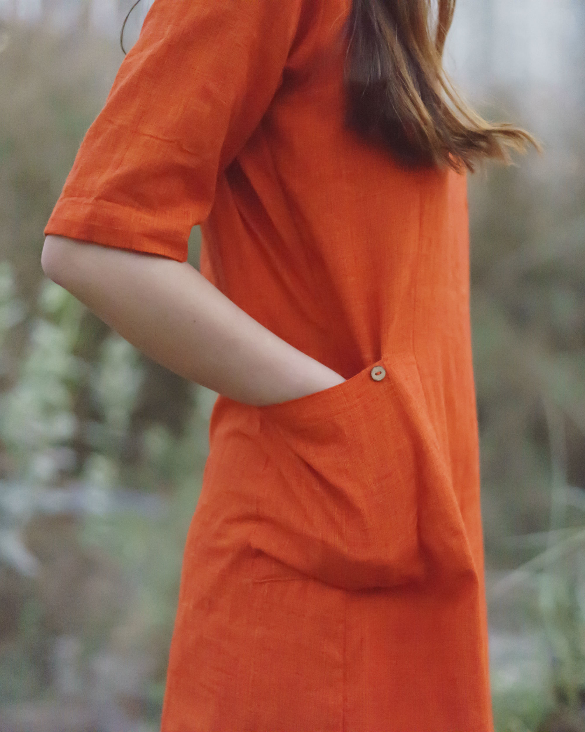 Rust chime dress by The Svaya The Secret Label