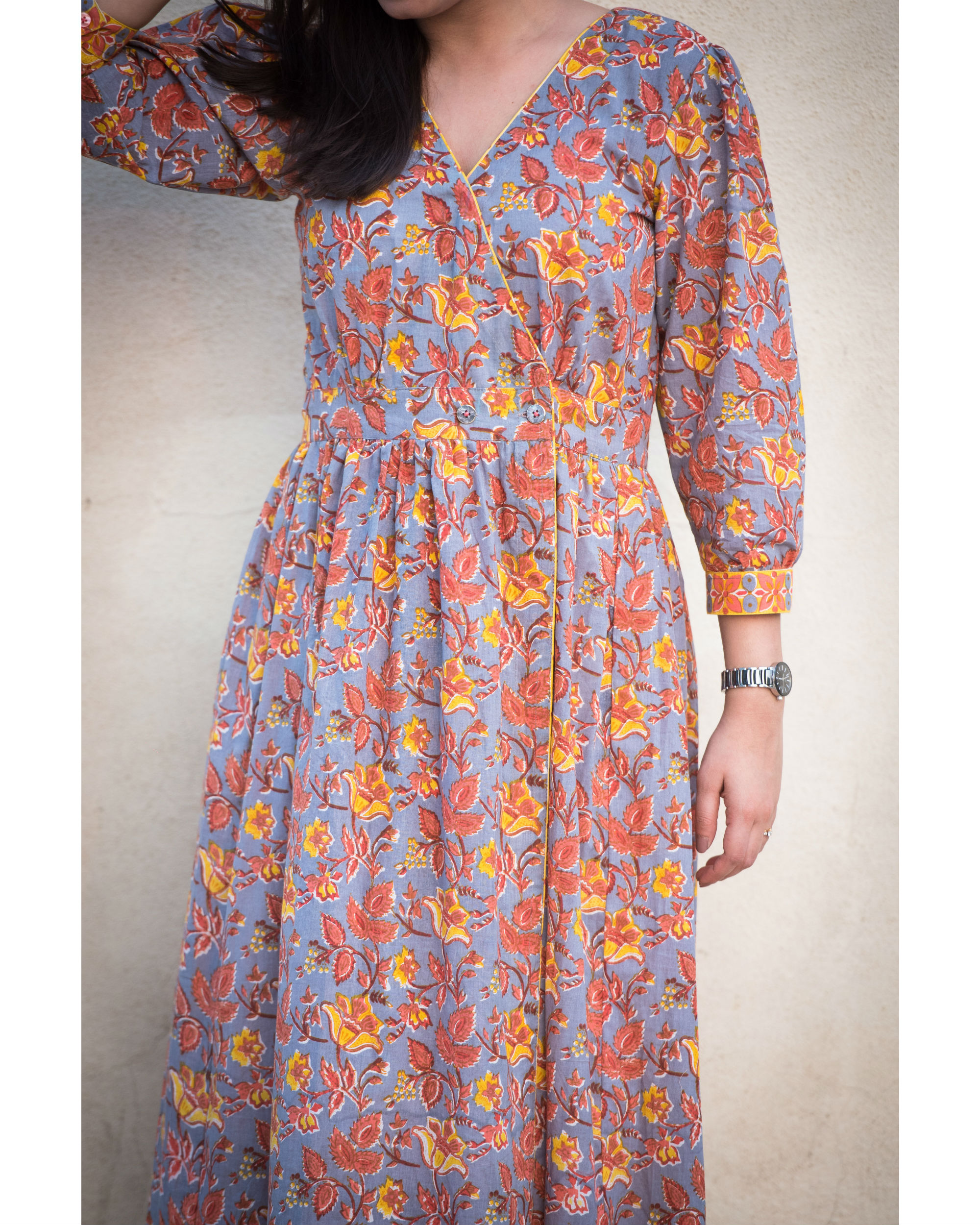 garden party wrap dress