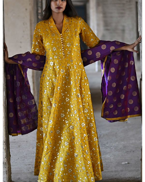 Princess dress with dupatta by Tie & Dye Tale The Secret Label
