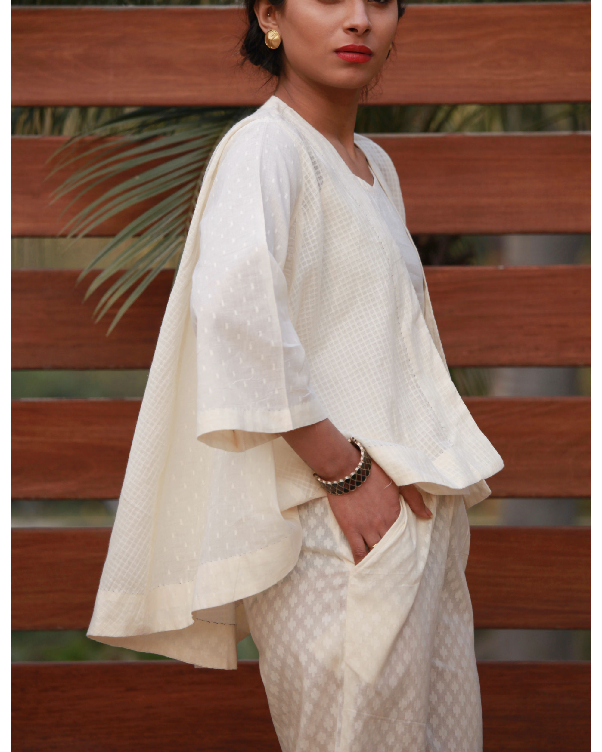 Raw cotton dobby wrap by ANS | The Secret Label