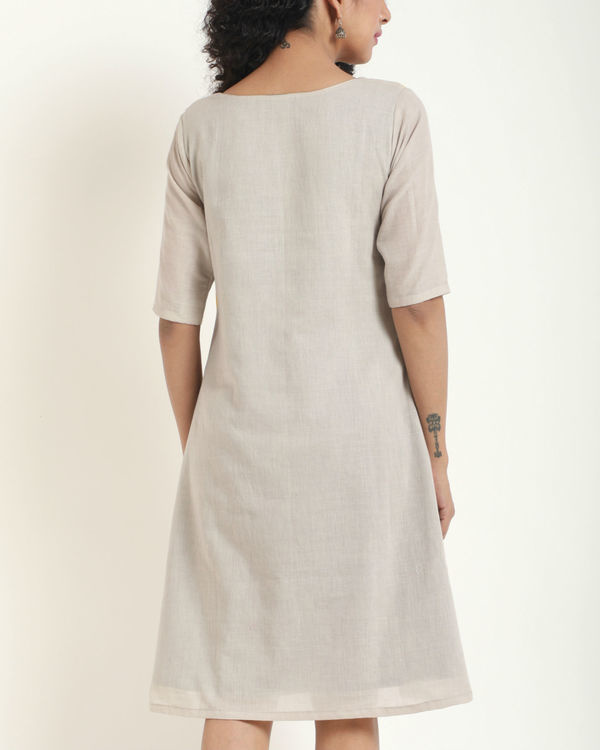 grey jacket dress
