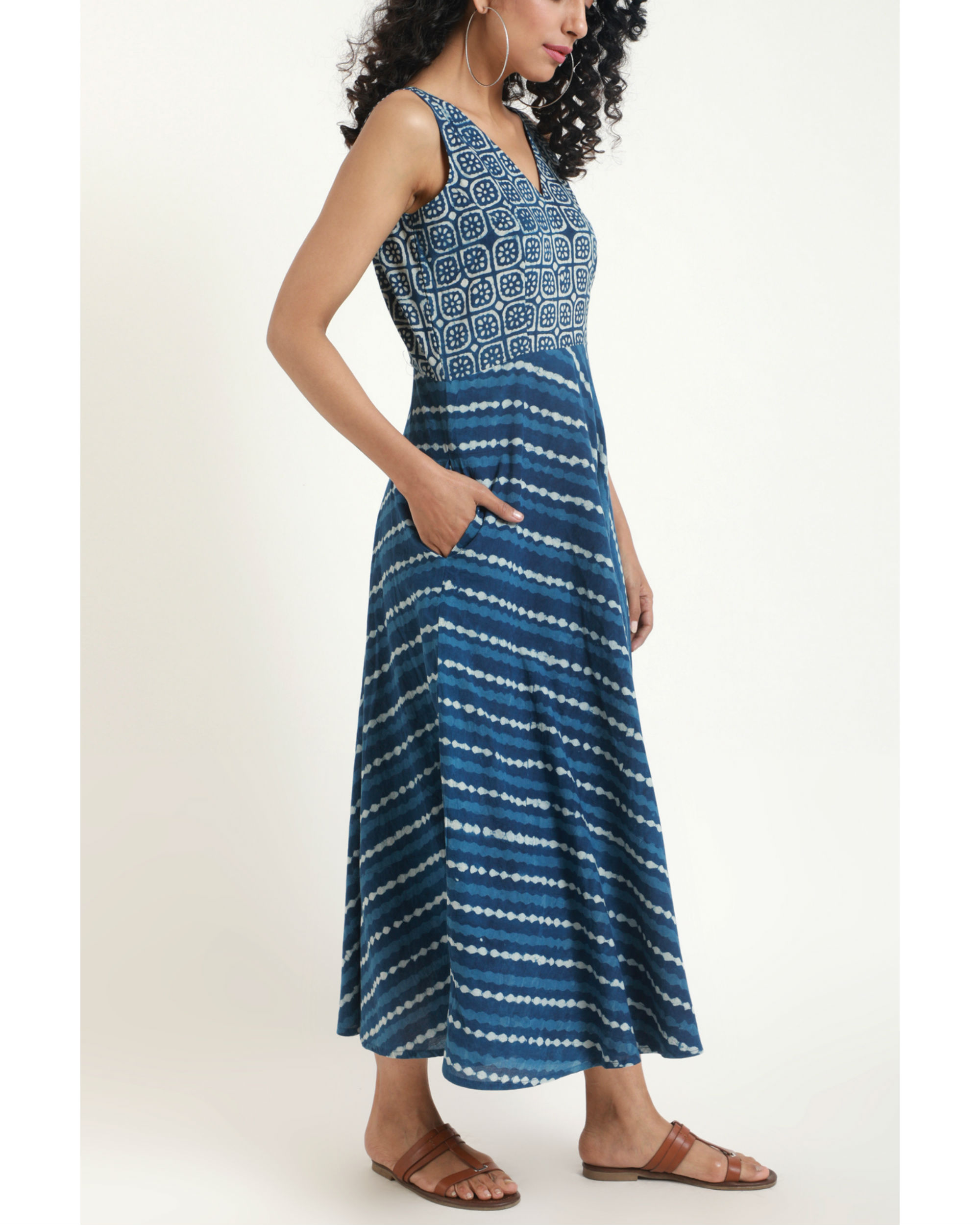 Blue Droplet Dress by trueBrowns The Secret Label